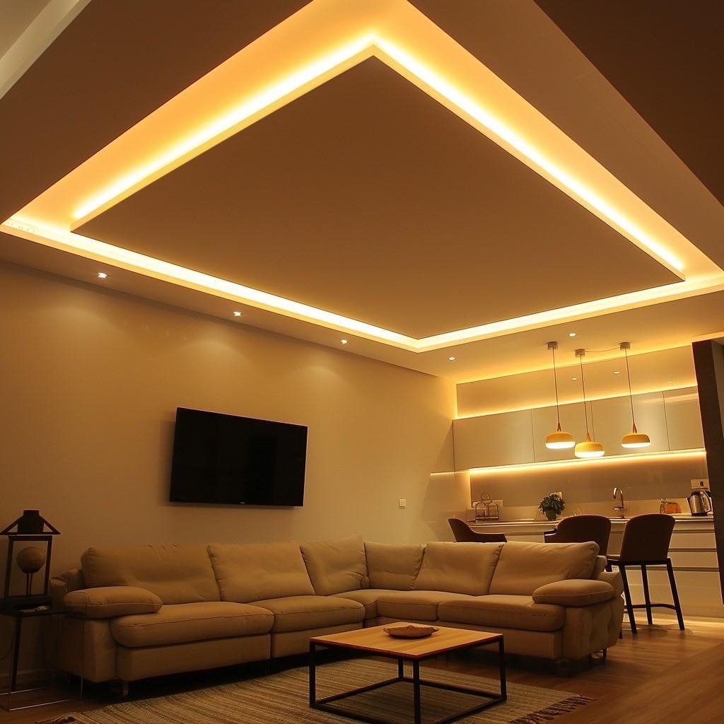 Living Room False Ceiling Design