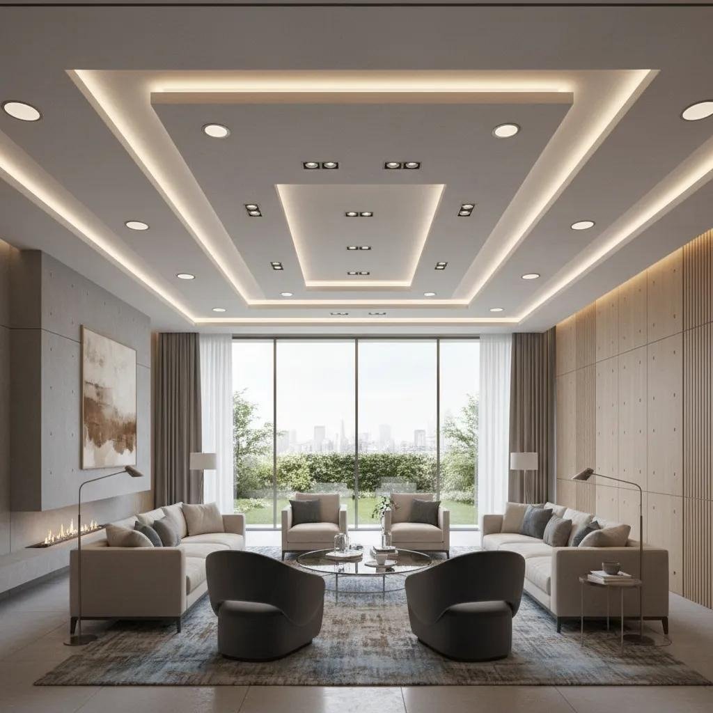 False Ceiling Design for Hall