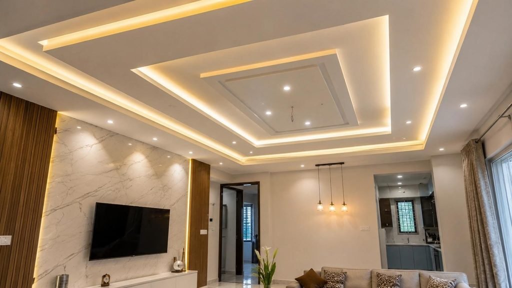 False Ceiling Design for Hall