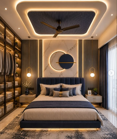 Luxury Ceiling Design for Bedroom
