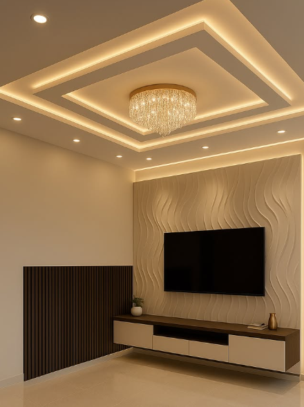 POP Ceiling Design for Bedroom