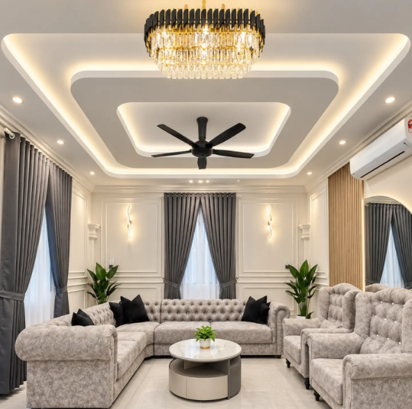 POP Ceiling Design for Bedroom