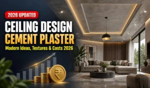 ceiling design cement plaster