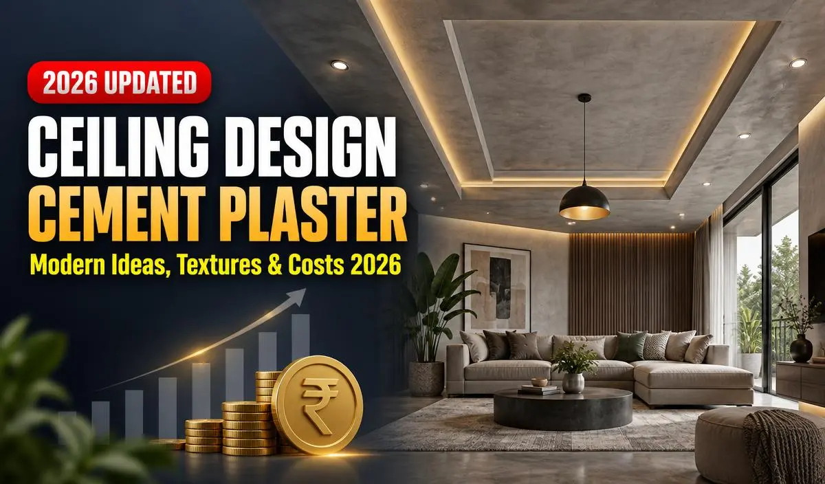 ceiling design cement plaster