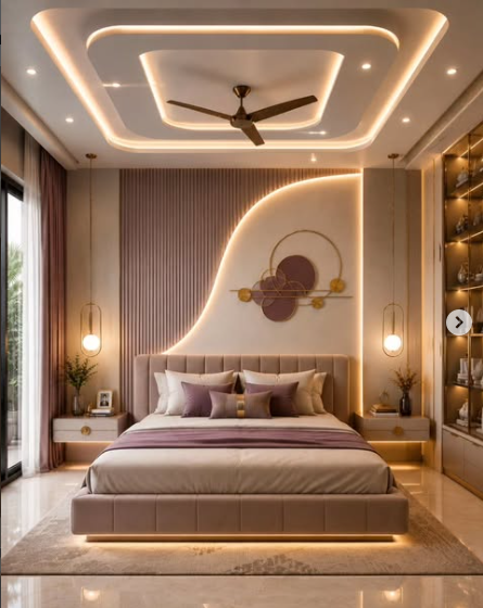 Wall Ceiling Design for Bedroom