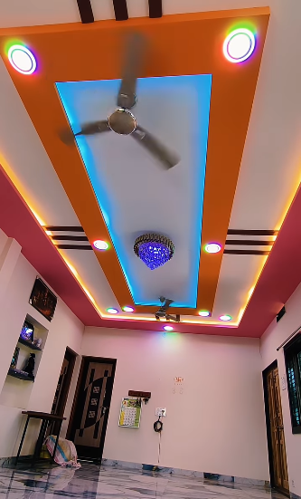 Minimalist POP Design Without Ceiling