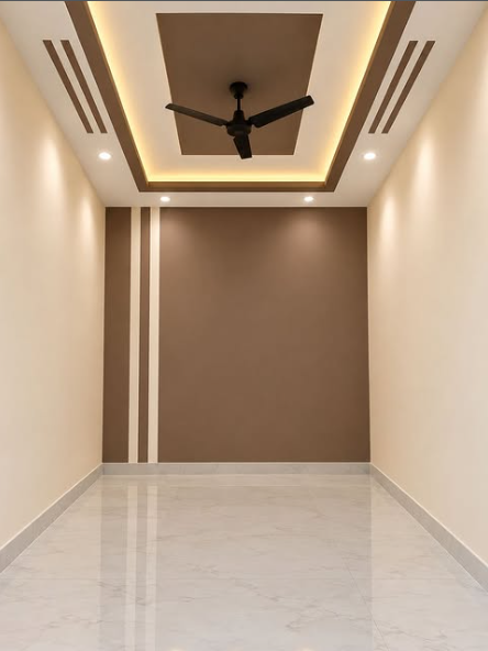 Minimalist POP Design Without Ceiling