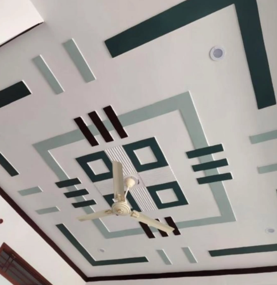 Simple Ceiling Design Cement Plaster